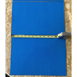 Lego Blue Baseplates 3- 10 x 10 And 3-4 X10 (6 Total)